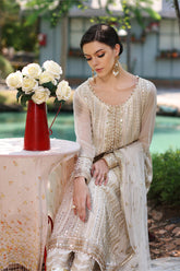 OPHELIA IVORY EMBROIDERED SUIT
